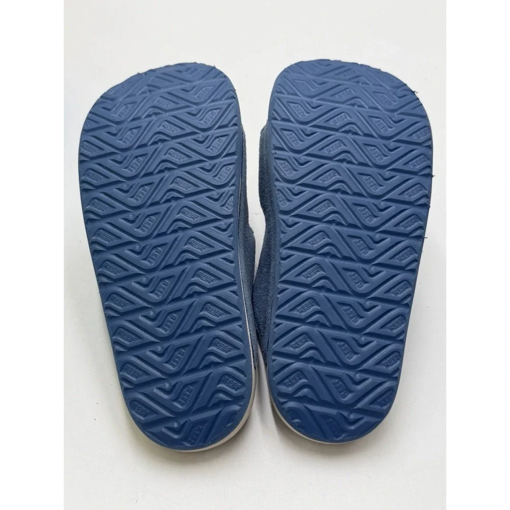 Reef Kids Ojai Sandals Suede Dusk Blue New Size 2 Boys Girls MSRP: $39.99